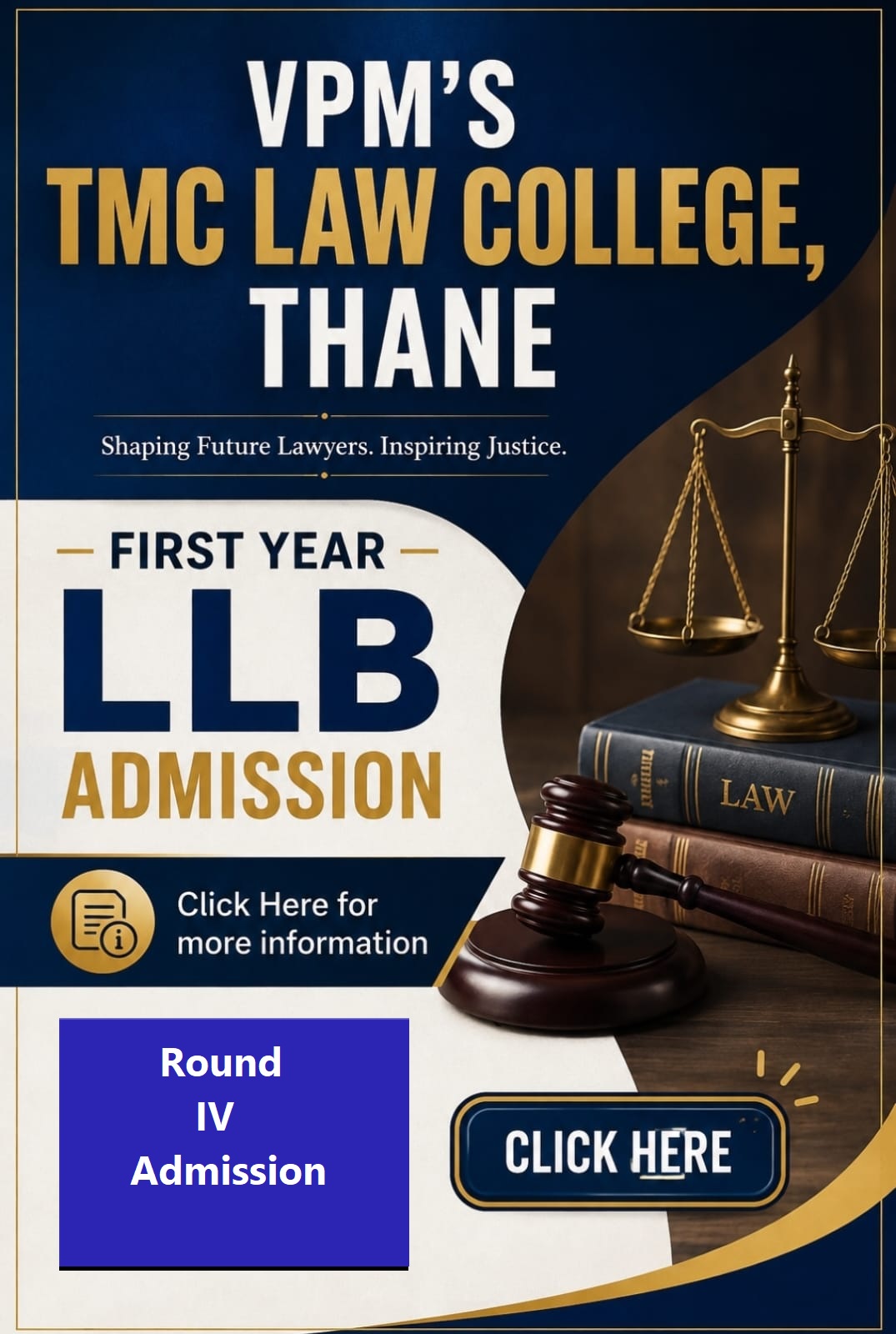 First Year LL. B. Admission - Round IV